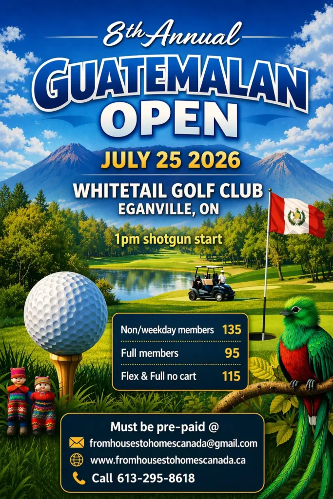 The 8th Annual Guatemalan Open event poster