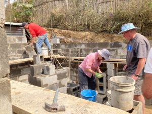 From Houses to Homes staff at work building a new home
